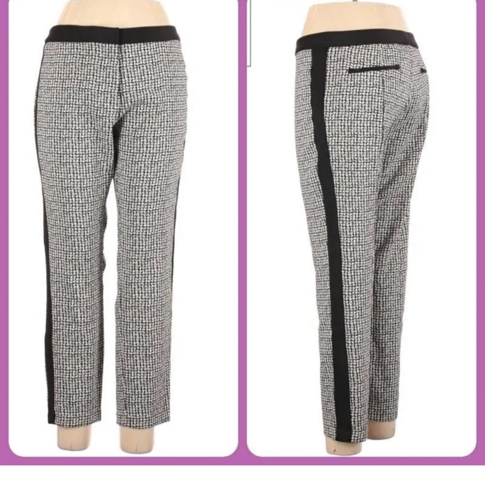 DKNY black and white pants. Size 10